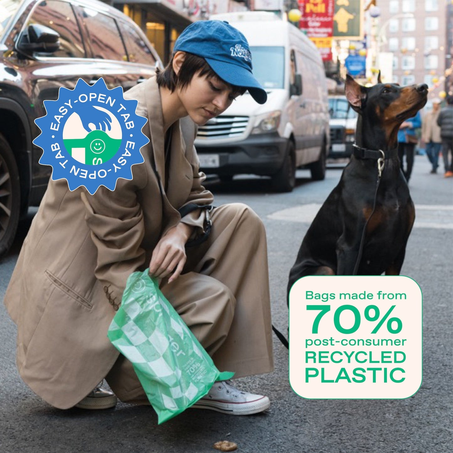 프리미엄 풉백 배변봉투 + 디스펜서 300장 / 20롤 - 박스(6개입)