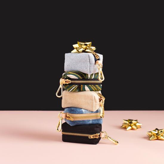 하운드팟_포기도그_캔버스 배변봉투 디스펜서 파우치_샌드_전체상품