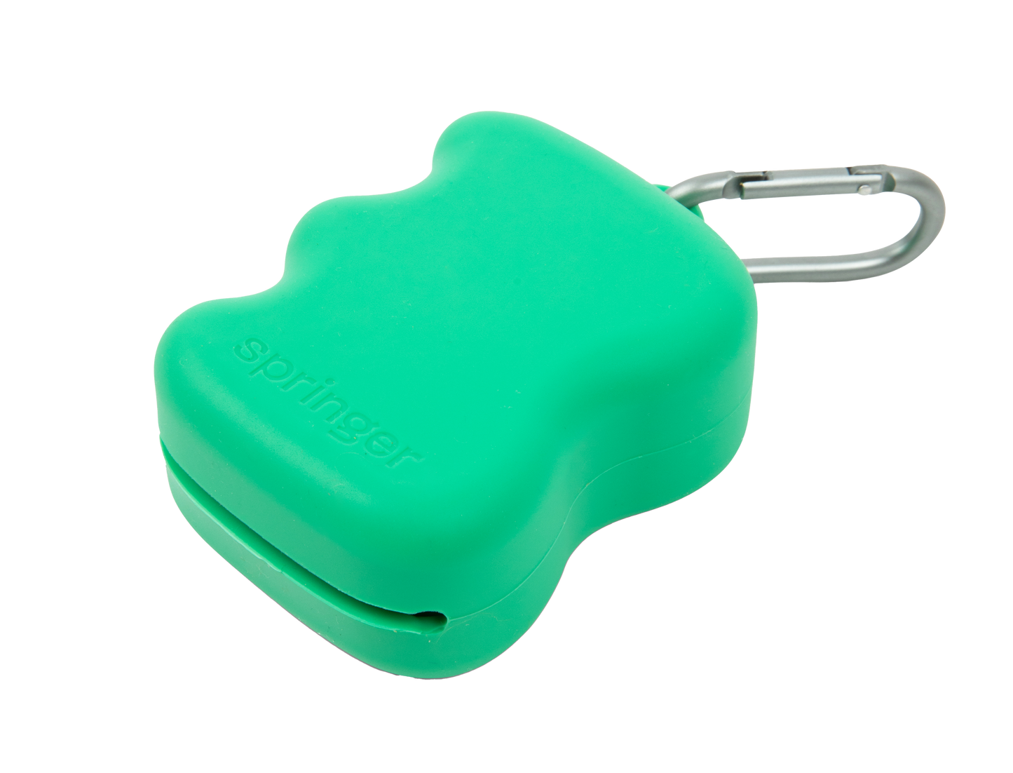 Silicone Dog Treat Dispenser Springer Green