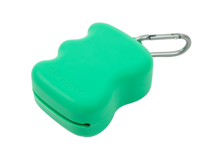 Silicone Dog Treat Dispenser Springer Green